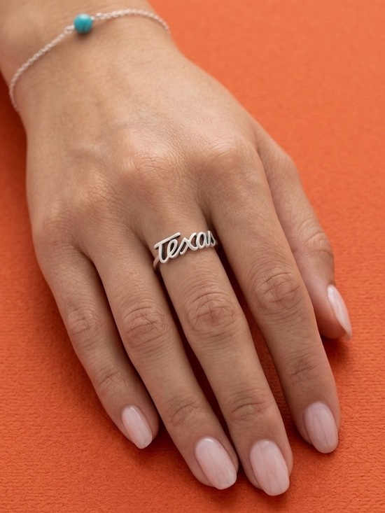 Jewelry - Retired james Avery 'Texas' Script Ring